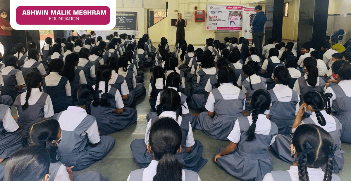 Partnered with Mumbai Police Nirbhaya Squad, Nehru Nagar and conducted a Self Defence Training Program for girls at Swami Vivekananda High School, Thakkar Bappa, Chembur. 