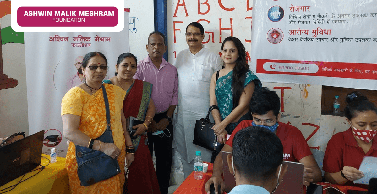 More than 350 beneficiaries were registered in the Eshram Yojana camp conducted by AMM Foundation in association with MLA Ashok Bhau Jadhav at Vile Parle.