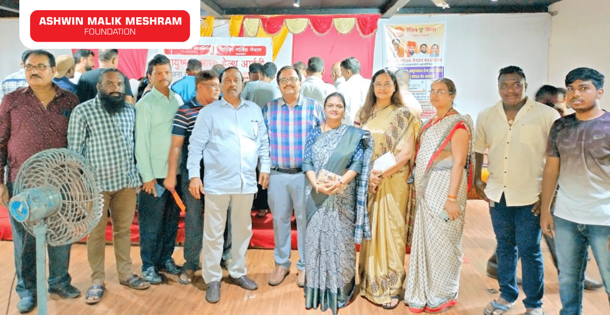 Ayushman Bharat Health ID Camp along with Eye Check-Up Camp Conducted by Meshram Foundation at Chakala, Andheri (East).