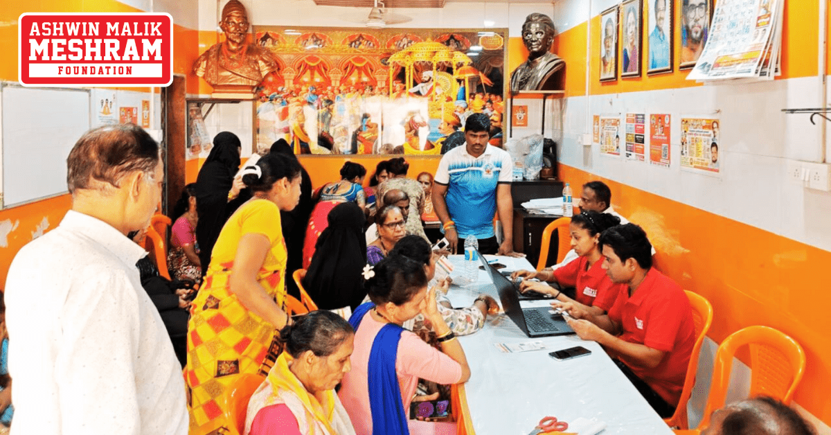 Meshram Foundation organized camps to implement various social benefit schemes in Chembur, Sion, and Anushakti Nagar Vidhansabha.
