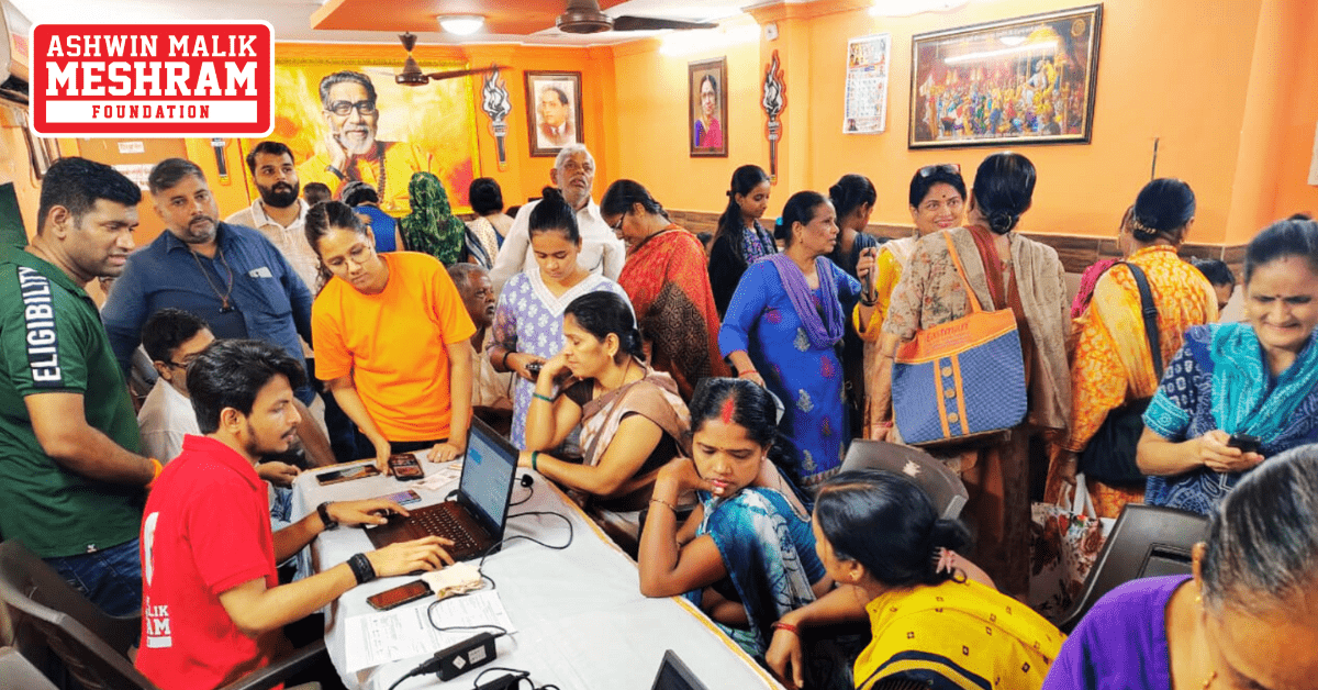 Meshram Foundation organized camps to implement various social benefit schemes in Chembur, Sion, and Anushakti Nagar Vidhansabha.