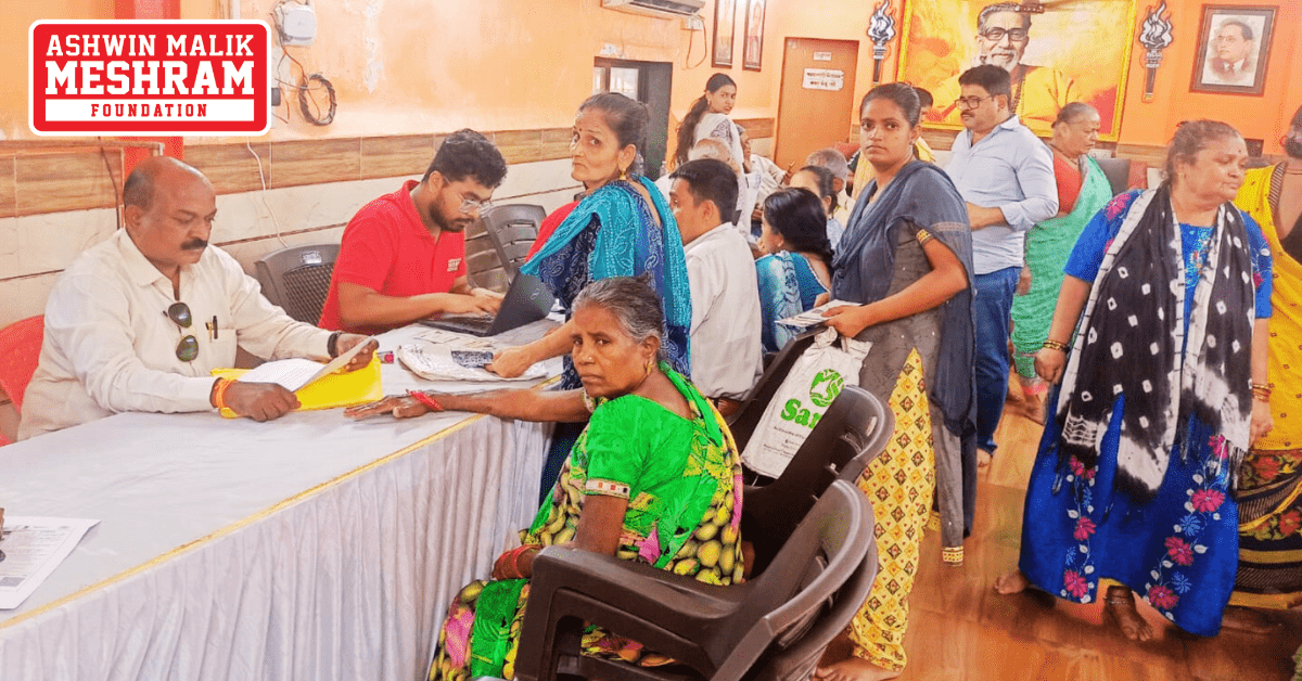 Meshram Foundation organized camps to implement various social benefit schemes in Chembur, Sion, and Anushakti Nagar Vidhansabha.