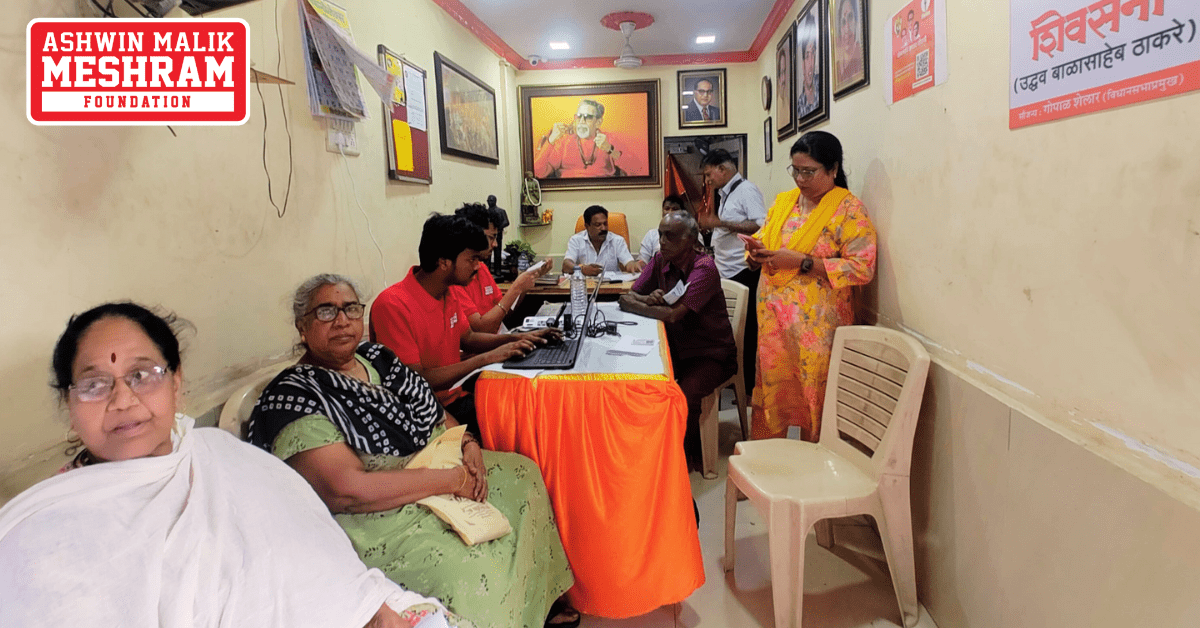 Meshram Foundation organized camps to implement various social benefit schemes in Chembur, Sion, and Anushakti Nagar Vidhansabha.