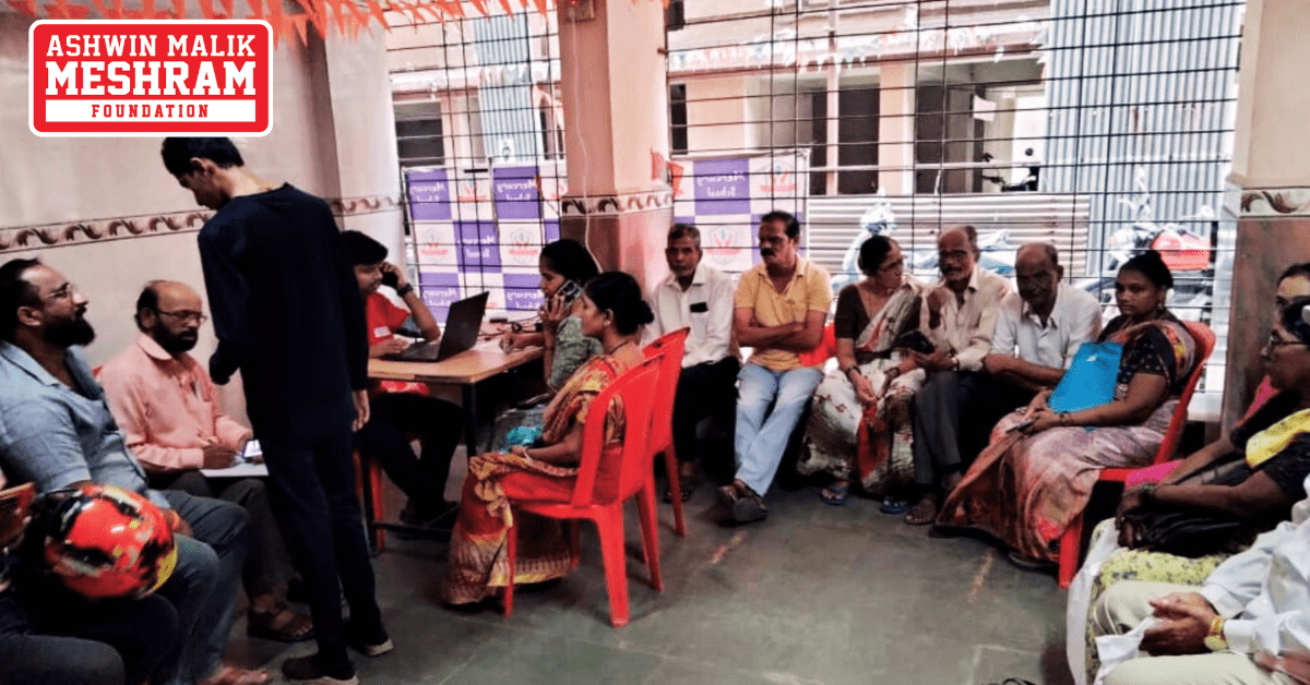 Meshram Foundation organized camps to implement various social benefit schemes in Chembur, Sion, and Anushakti Nagar.