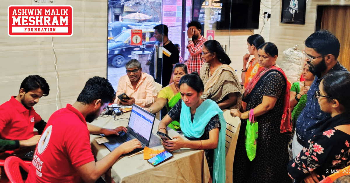 300+ beneficiaries availed the benefits of the camps conducted at Chembur, Sion and Anushakti Nagar by Meshram Foundation.