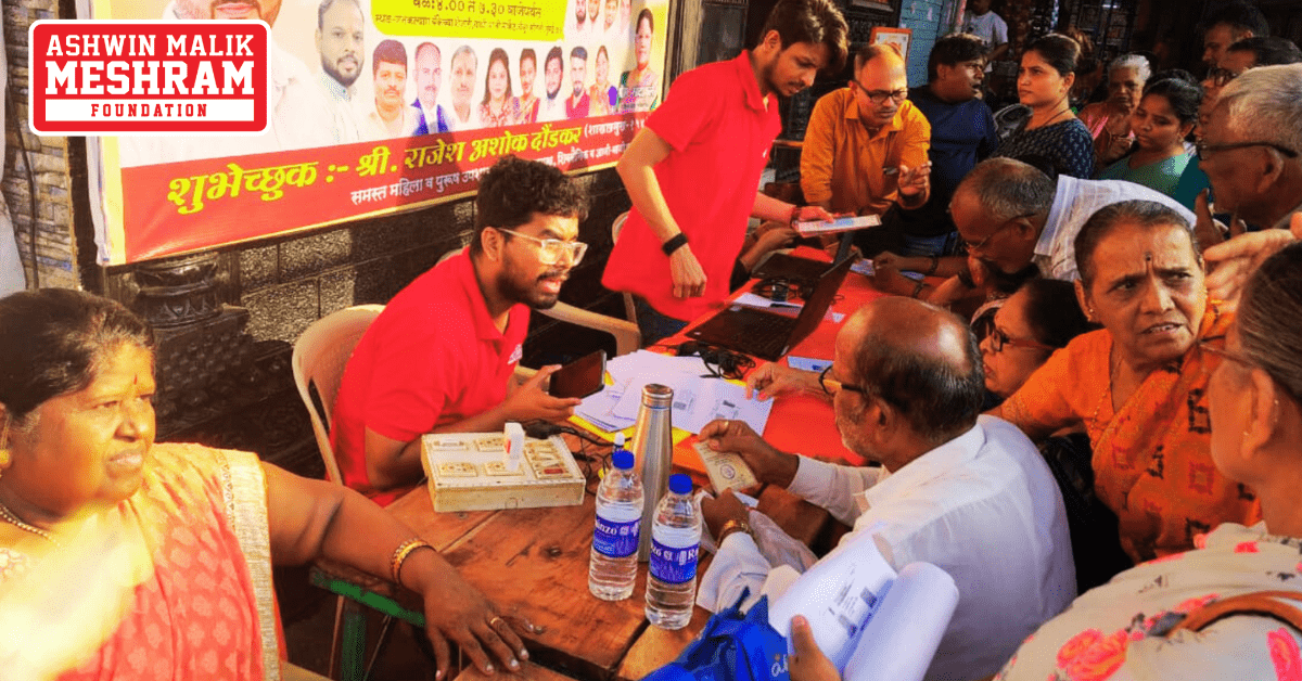 350+ beneficiaries availed the benefits of the camps conducted at Chembur, Sion and Anushakti Nagar by Meshram Foundation.