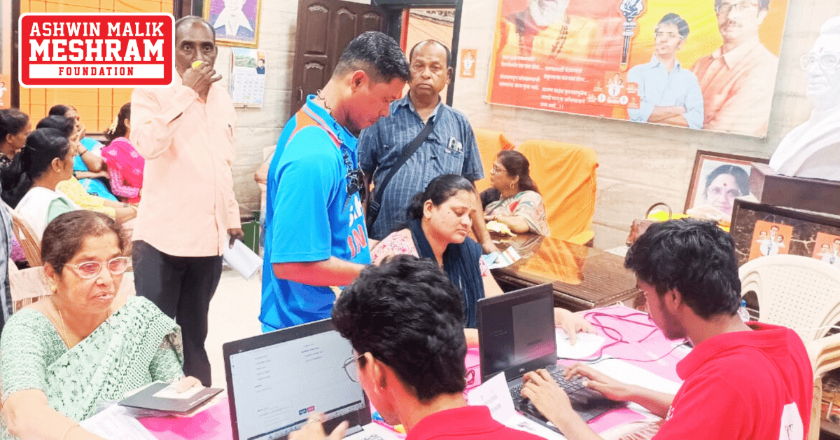350+ beneficiaries availed the benefits of the camps conducted at Chembur, Sion and Anushakti Nagar by Meshram Foundation.