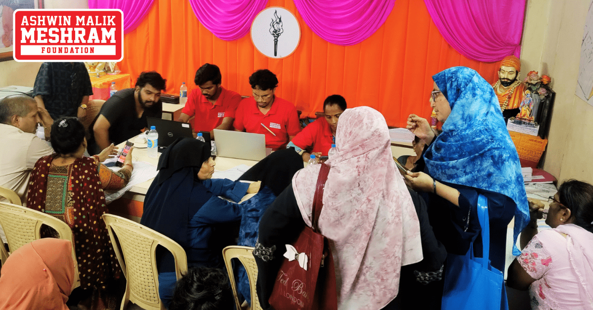 Meshram Foundation organized camps to implement various social benefit schemes in Chembur, Sion, and Anushakti Nagar Vidhansabha.
