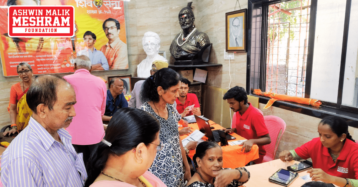 280+ beneficiaries availed the benefits of the camps conducted at Chembur, Sion and Anushakti Nagar by Meshram Foundation.