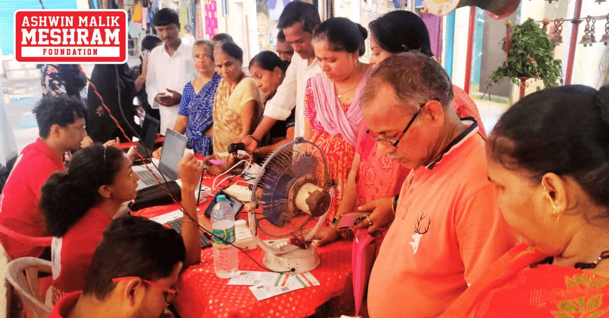350+ beneficiaries availed the benefits of the camps conducted at Chembur, Sion and Anushakti Nagar by Meshram Foundation.