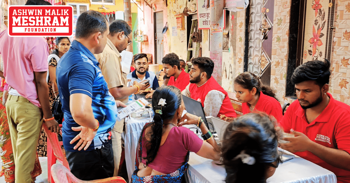 350+ beneficiaries availed the benefits of the camps conducted at Chembur, Sion and Anushakti Nagar by Meshram Foundation.