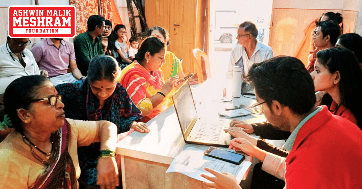 350+ beneficiaries availed the benefits of the camps conducted at Chembur, Sion and Anushakti Nagar by Meshram Foundation.