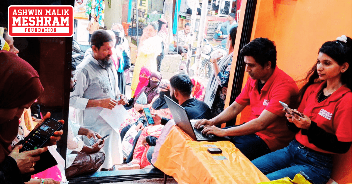 Meshram Foundation organized camps to implement various social benefit schemes in Ghatkopar East, Ghatkopar West, and Mankhurd-Shivaji Nagar Vidhansabha.