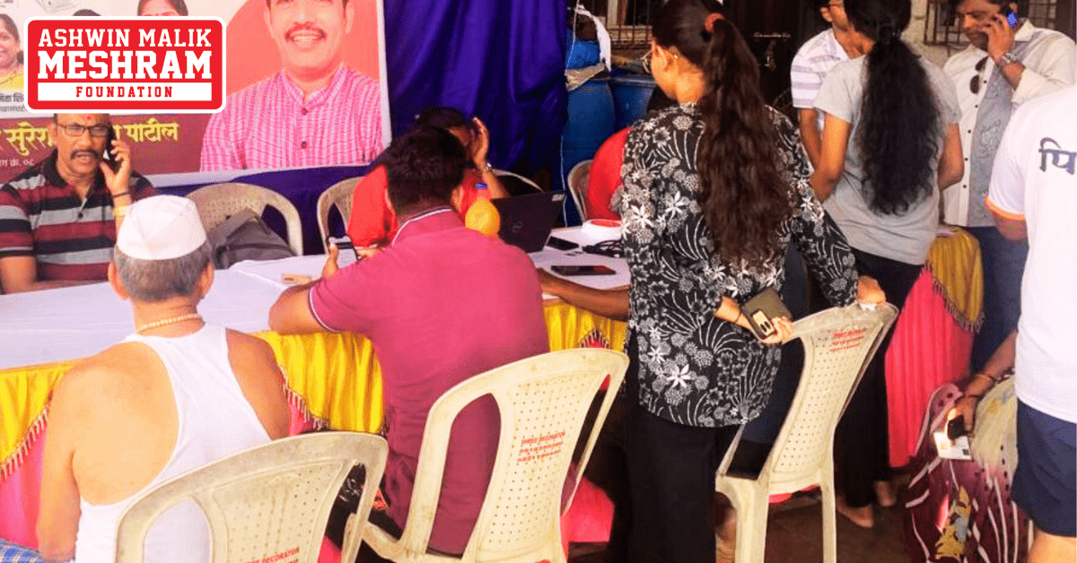 250+ beneficiaries availed the benefits of the camps conducted at Ghatkopar West, Ghatkopar East, and Mankhurd-Shivaji Nagar by Meshram Foundation.
