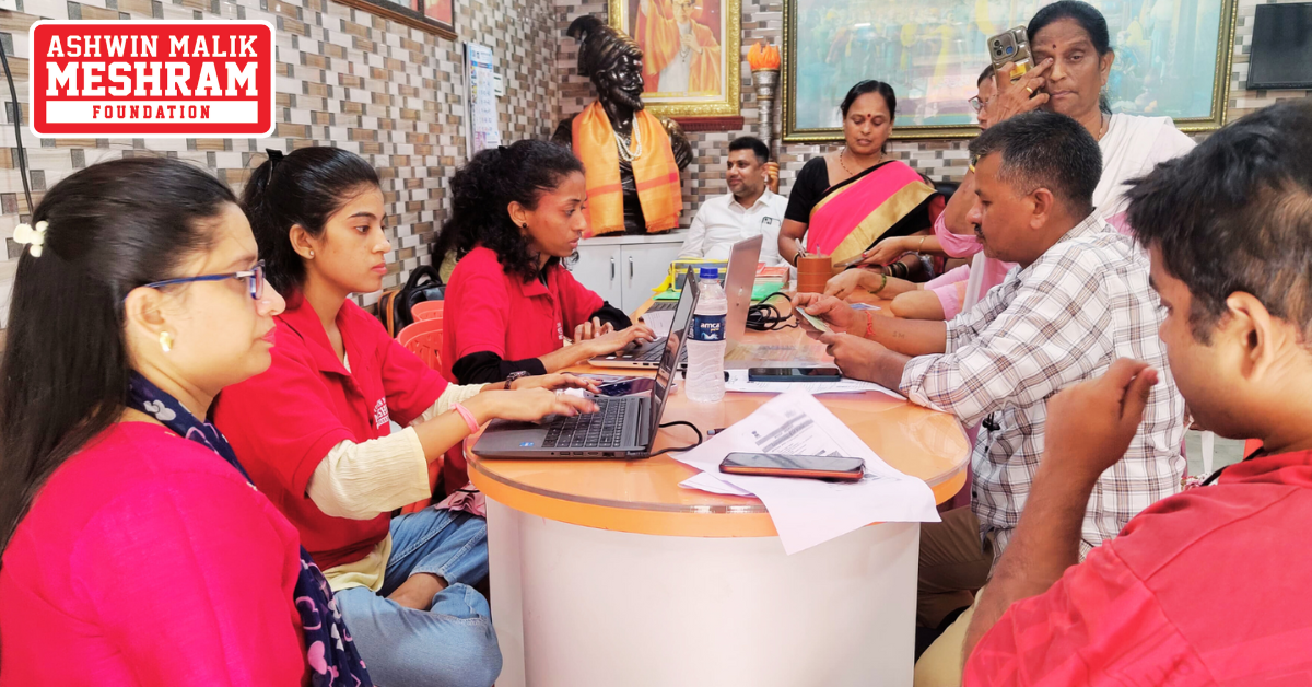 400+ beneficiaries availed the benefits of the camps conducted at Ghatkopar East, Ghatkopar West, Mankhurd-Shivaji Nagar, Dahisar, Borivali and Magathane by Meshram Foundation.