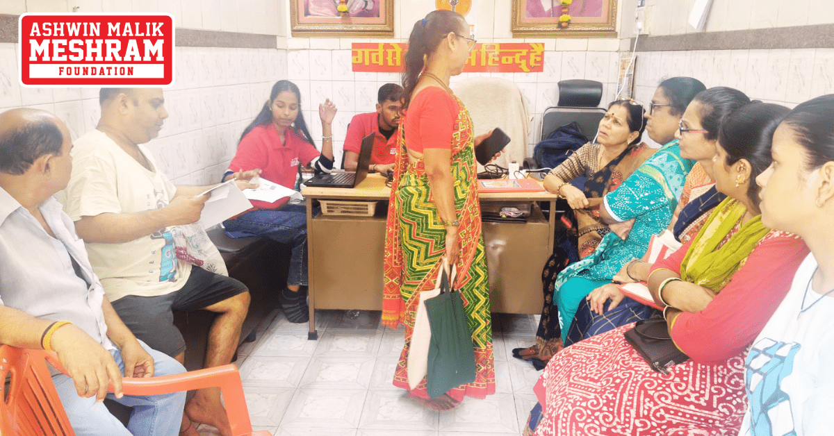 300+ beneficiaries availed the benefits of the camps conducted at Dahisar, Borivali and Magathane by Meshram Foundation.