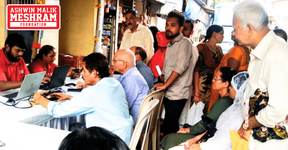 700+ beneficiaries availed the benefits of the camps conducted at Ghatkopar East, Ghatkopar West, Mankhurd-Shivaji Nagar, Chandivali, Kalina, Kurla, Mahim, Dharavi, and Wadala by Meshram Foundation.