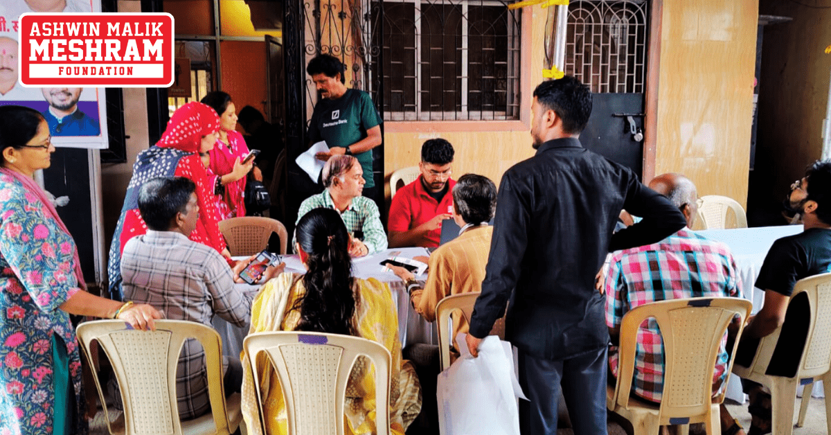 850+ beneficiaries availed the benefits of the camps conducted at Chandivali, Kalina, Kurla, Mahim, Dharavi, Wadala, Mulund, Bhandup, Vikhroli, Colaba, Mumbadevi and Malabar Hill Vidhansabha by Meshram Foundation.
