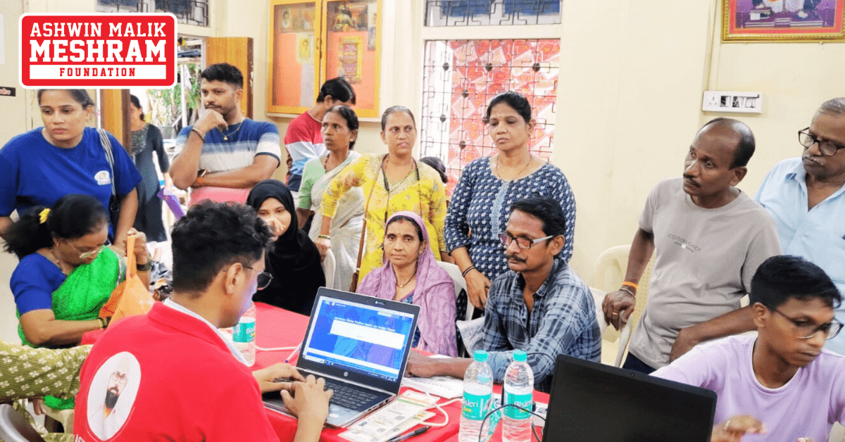 750+ beneficiaries availed the benefits of the camps conducted at Chandivali, Mahim, Wadala, Colaba, Mumbadevi and Malabar Hill Vidhansabha by Meshram Foundation.