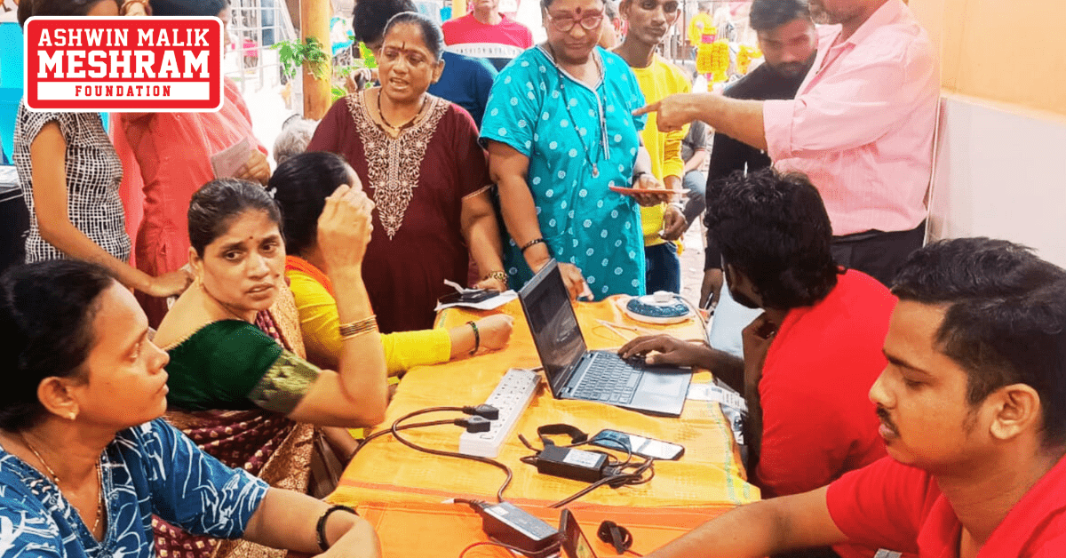 750+ beneficiaries availed the benefits of the camps conducted at Chandivali, Mahim, Wadala, Colaba, Mumbadevi and Malabar Hill Vidhansabha by Meshram Foundation.