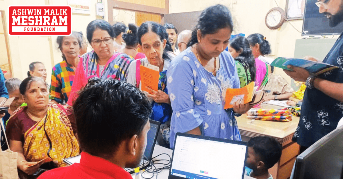 975+ beneficiaries availed the benefits of the camps conducted at Chandivali, Kalina, Kurla, Mahim, Dharavi, Wadala, Mulund, Bhandup, Vikhroli, Colaba, Mumbadevi and Malabar Hill Vidhansabha by Meshram Foundation.