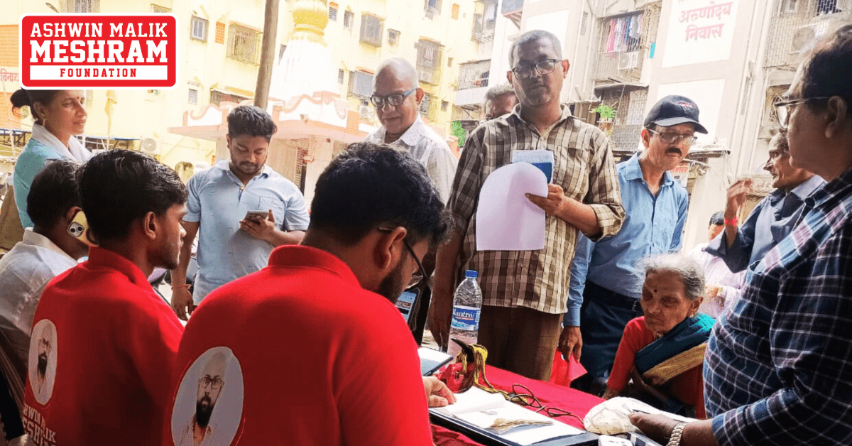 1000+ beneficiaries availed the benefits of the camps conducted at Charkop, Kandivali East, Malad, Chandivali, Kalina, Kurla, Mahim, Dharavi, Wadala, Mulund, Bhandup, Vikhroli, Colaba, Mumbadevi and Malabar Hill.