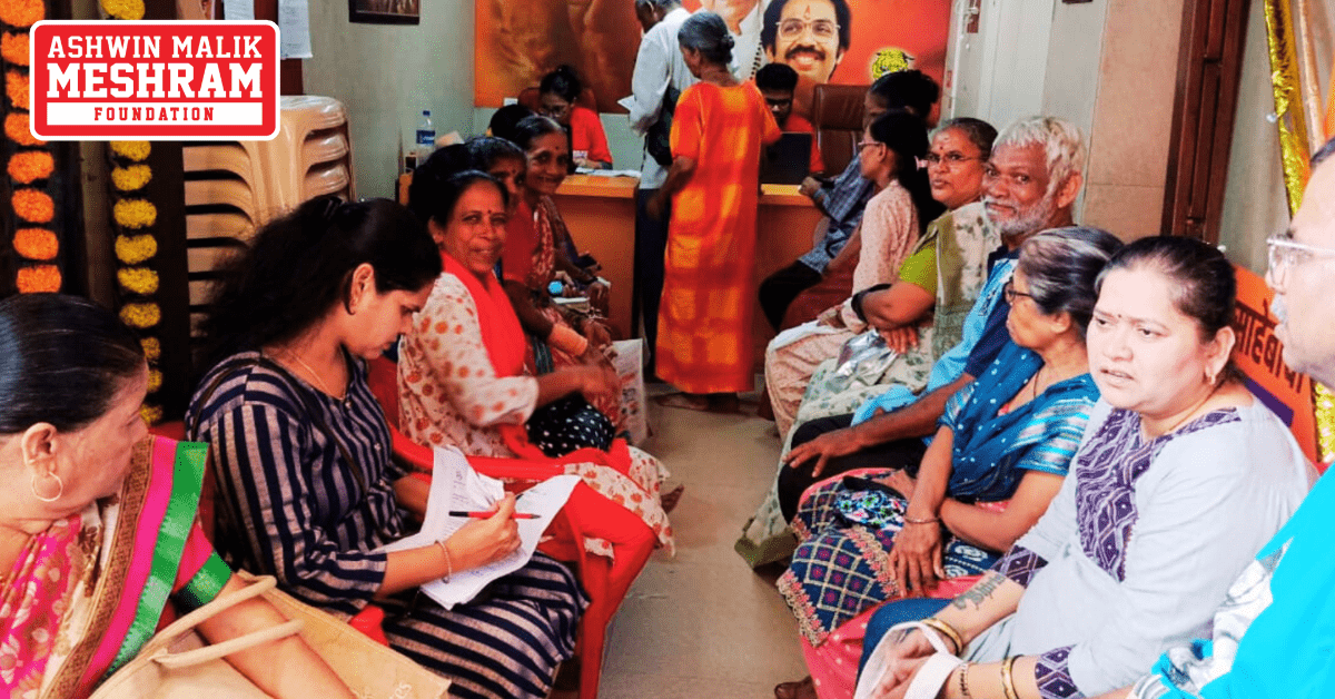 1150+ beneficiaries availed the benefits of the camps conducted at Charkop, Kandivali East, Malad, Chandivali, Kalina, Kurla, Mahim, Dharavi, Wadala, Mulund, Bhandup, Vikhroli, Colaba, Mumbadevi and Malabar Hill.