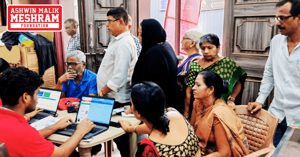 950+ beneficiaries availed the benefits of the camps conducted by Meshram Foundation.