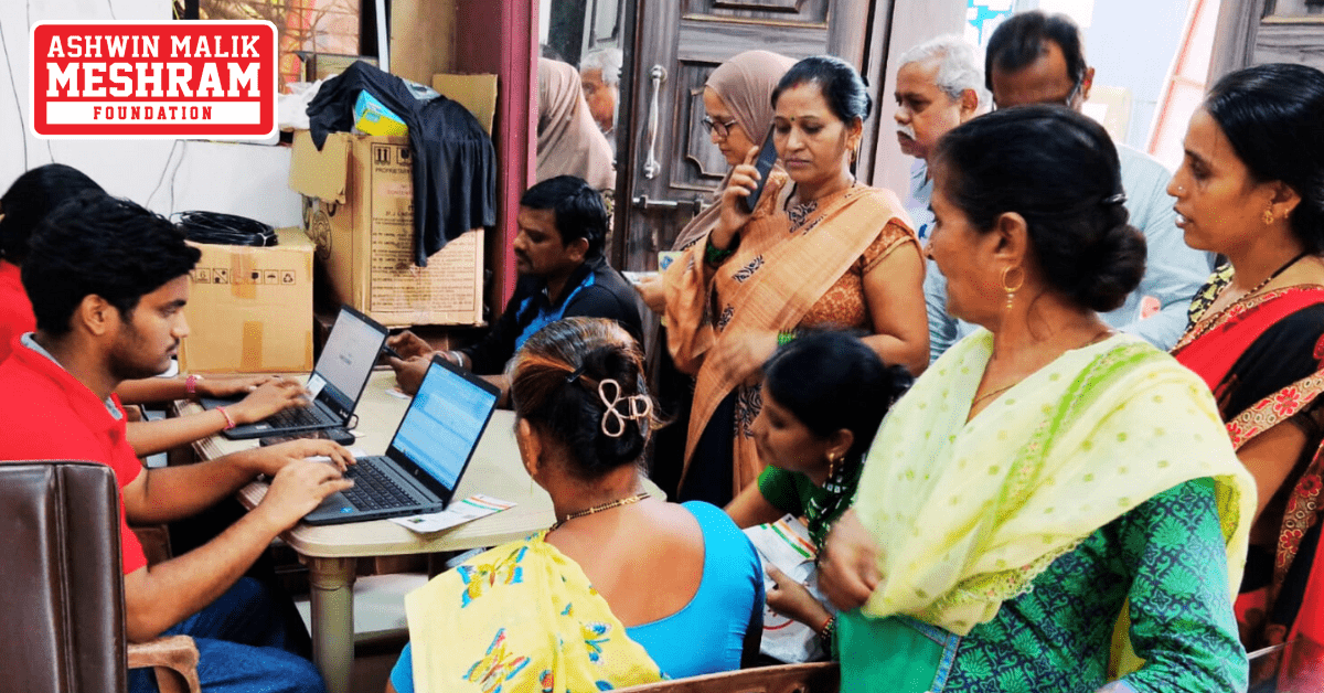 950+ beneficiaries availed the benefits of the camps conducted by Meshram Foundation.