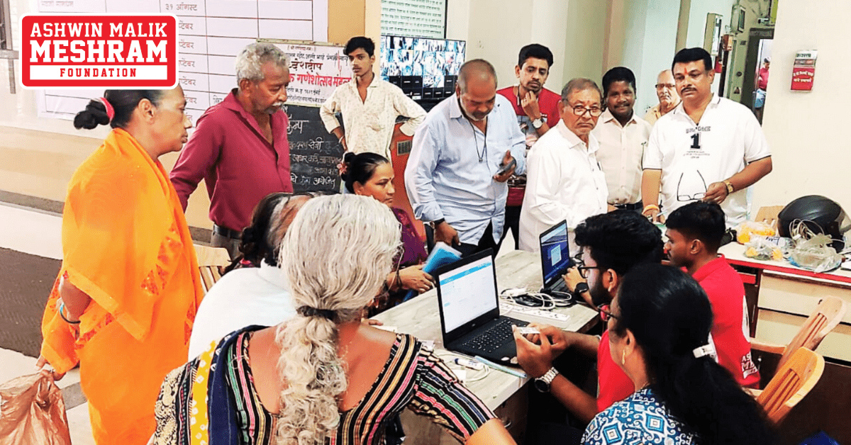 950+ beneficiaries availed the benefits of the camps conducted by Meshram Foundation.