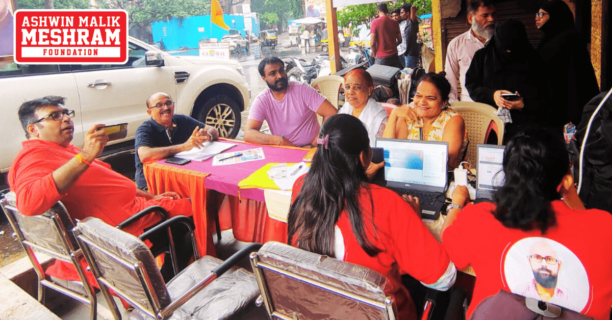 350+ beneficiaries availed the benefits of the camps conducted by Meshram Foundation.