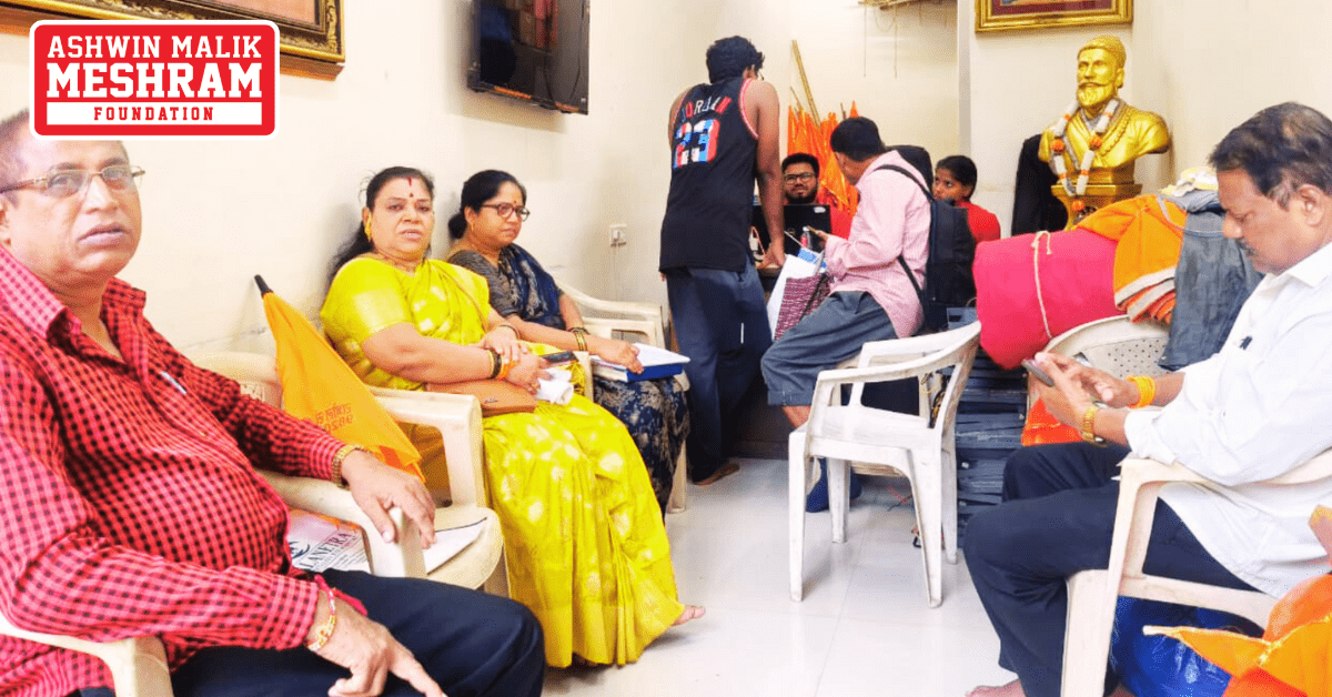 350+ beneficiaries availed the benefits of the camps conducted by Meshram Foundation.