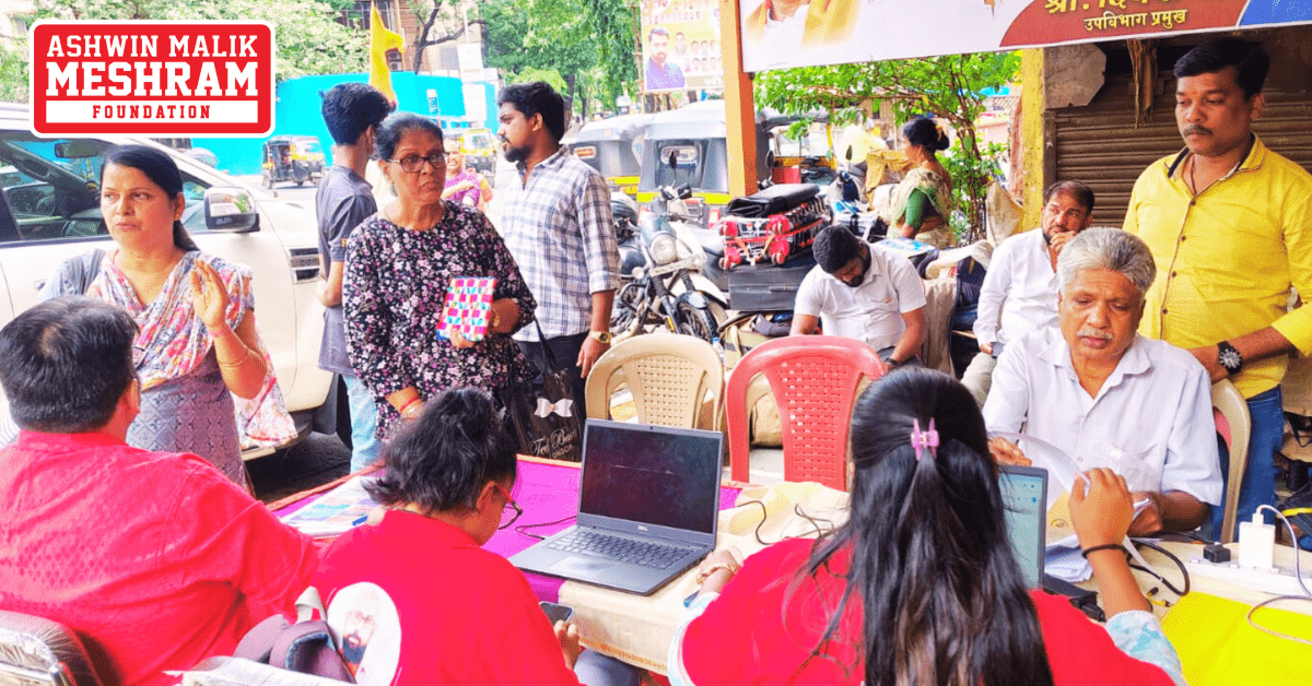 350+ beneficiaries availed the benefits of the camps conducted by Meshram Foundation.