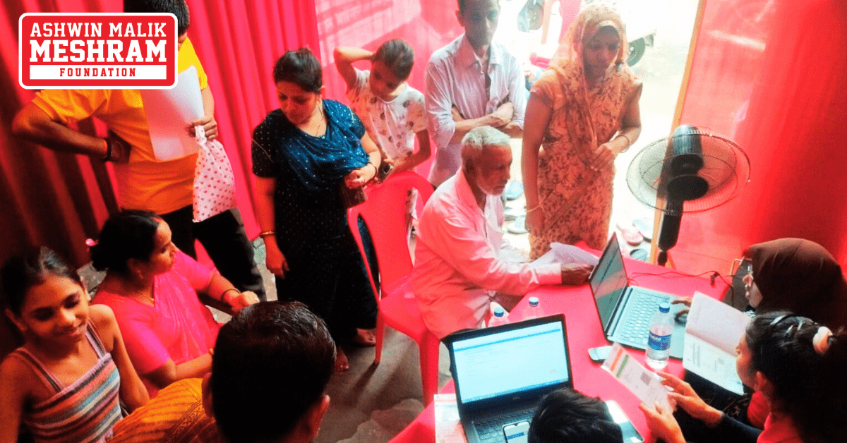 450+ beneficiaries availed the benefits of the camps conducted by Meshram Foundation.