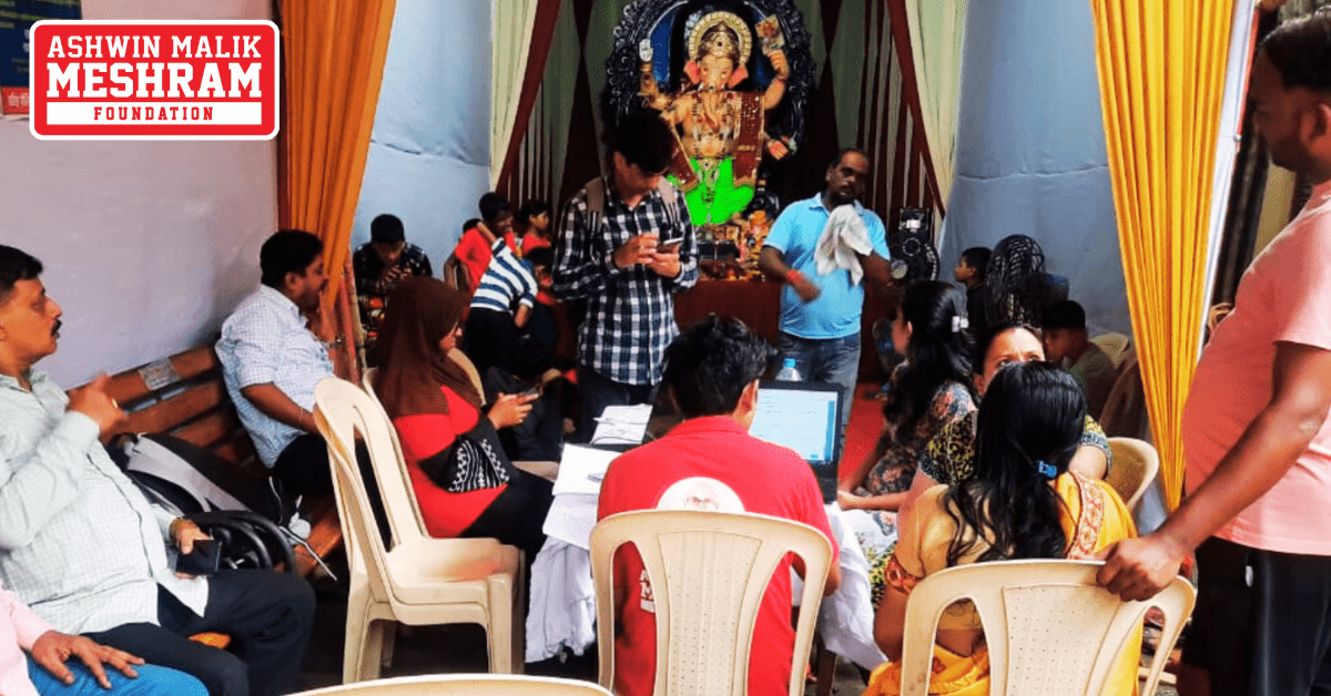 450+ beneficiaries availed the benefits of the camps conducted by Meshram Foundation.