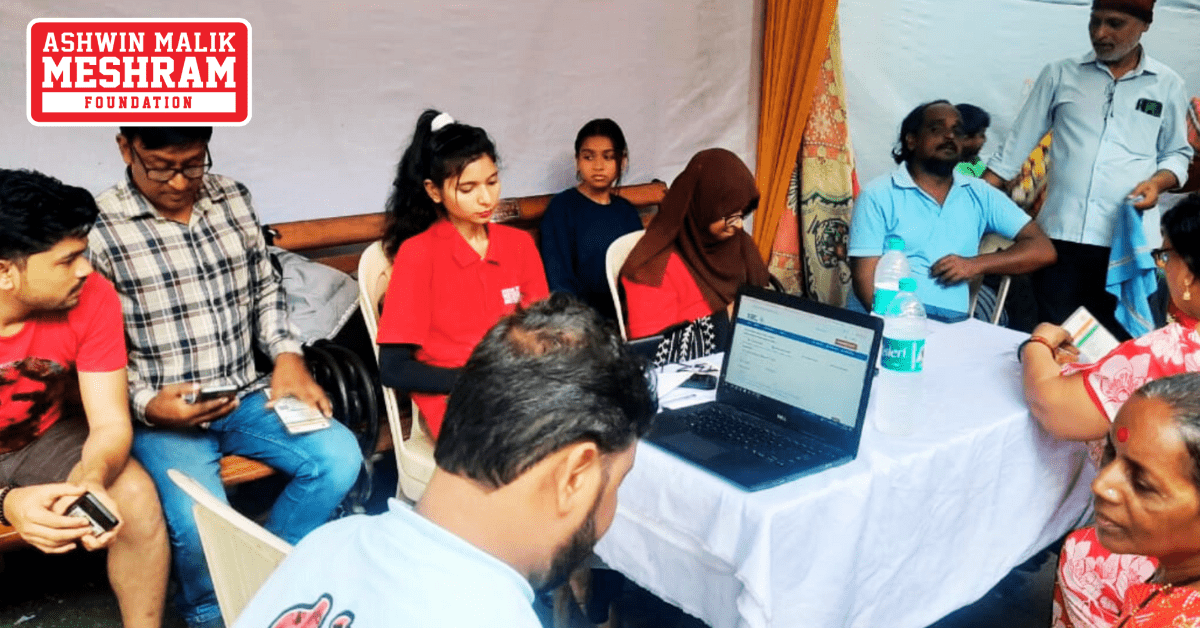 450+ beneficiaries availed the benefits of the camps conducted by Meshram Foundation.