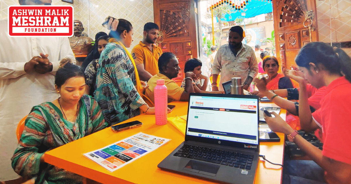 300+ beneficiaries availed the benefits of the camps conducted by Meshram Foundation.