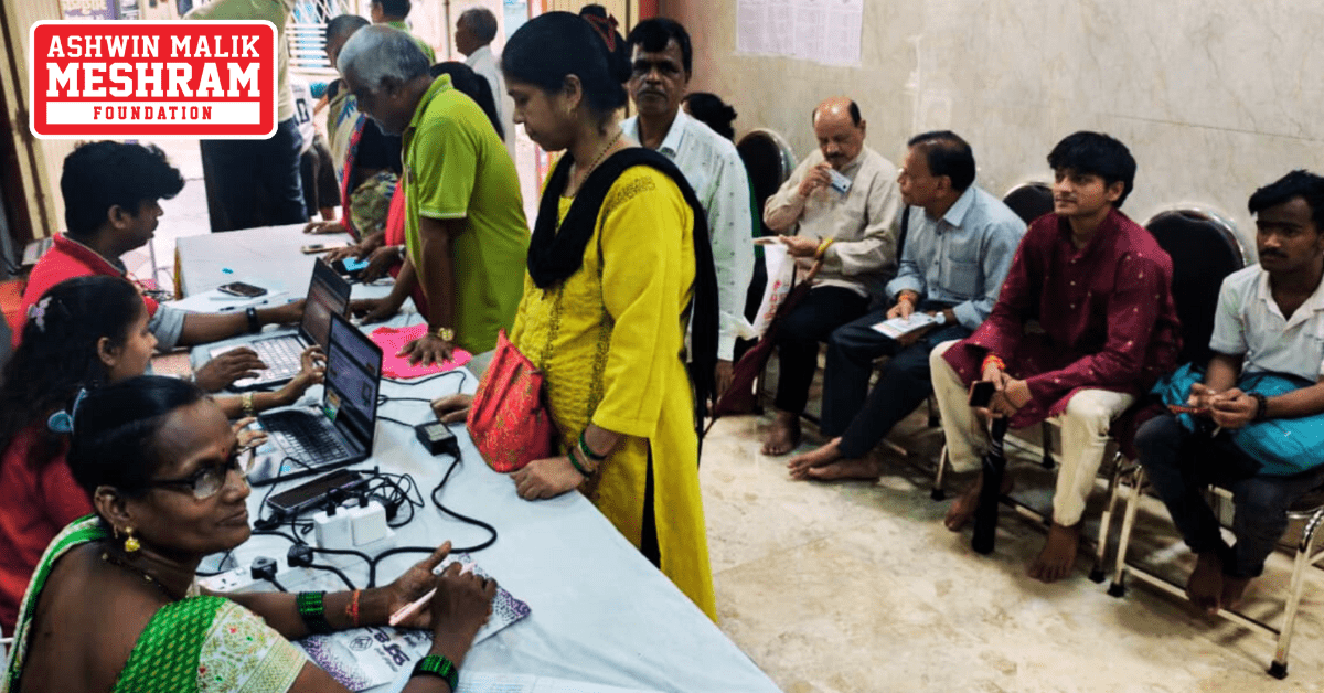 650+ beneficiaries availed the benefits of the camps conducted by Meshram Foundation.