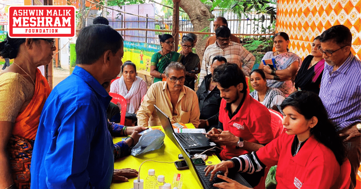 350+ beneficiaries availed the benefits of the camps conducted by Meshram Foundation.
