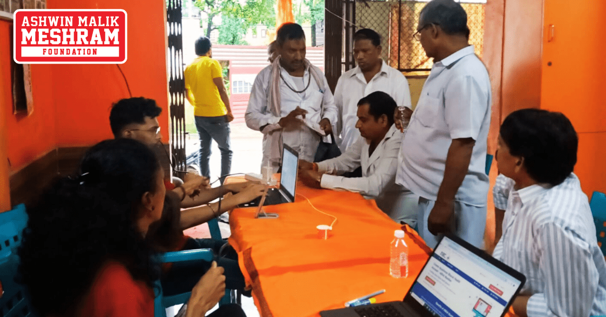 550+ beneficiaries availed the benefits of the camps conducted by Meshram Foundation.