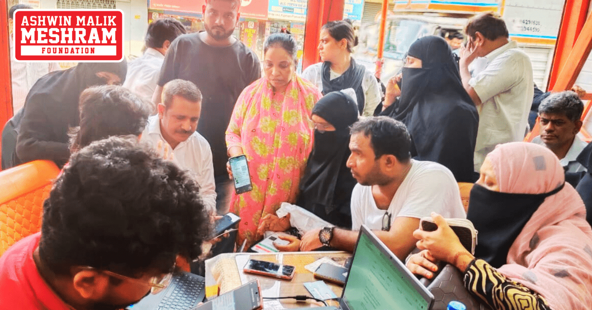 450+ beneficiaries availed the benefits of the camps conducted by Meshram Foundation.