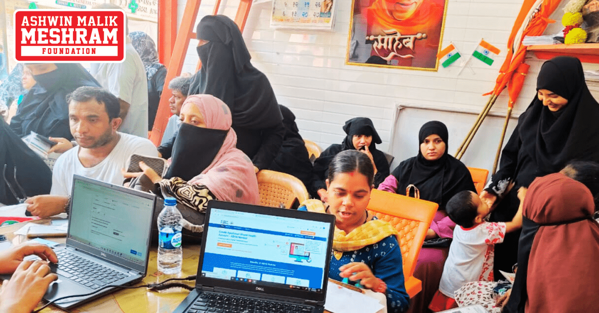 450+ beneficiaries availed the benefits of the camps conducted by Meshram Foundation.