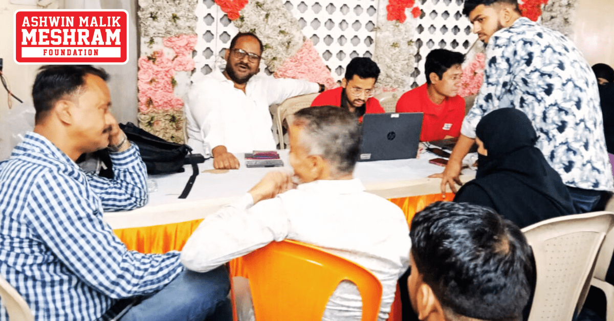 450+ beneficiaries availed the benefits of the camps conducted by Meshram Foundation.