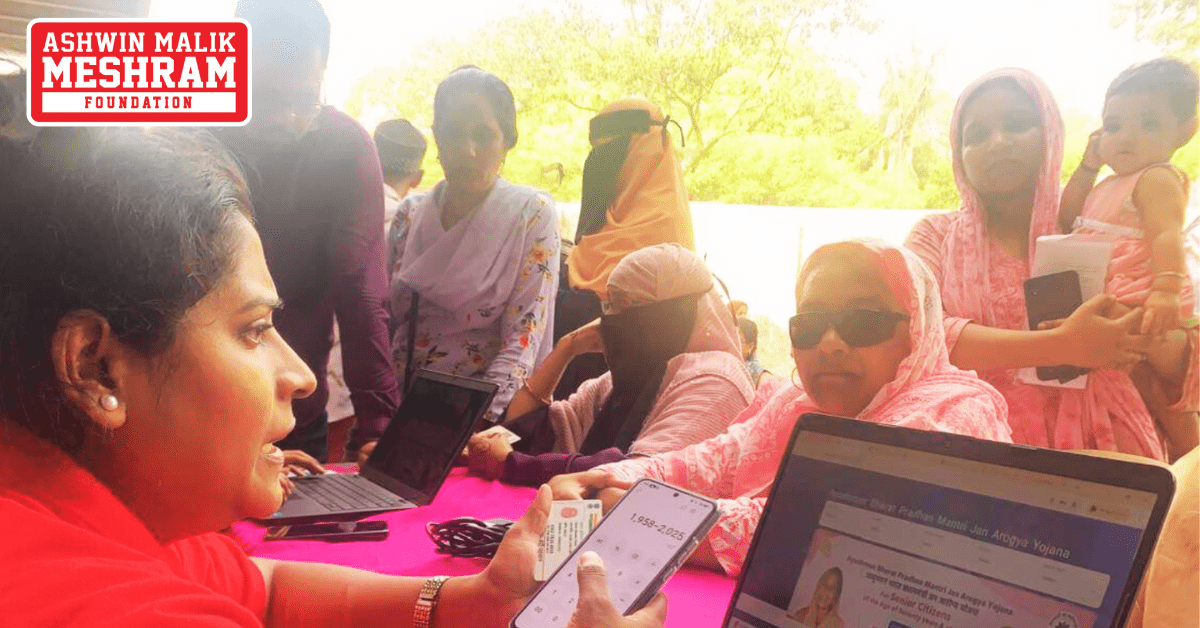 450+ beneficiaries availed the benefits of the camps conducted by Meshram Foundation.