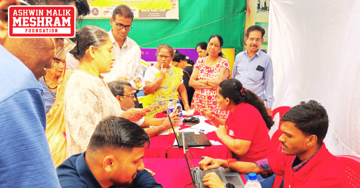 400+ beneficiaries availed the benefits of the camps conducted by Meshram Foundation.