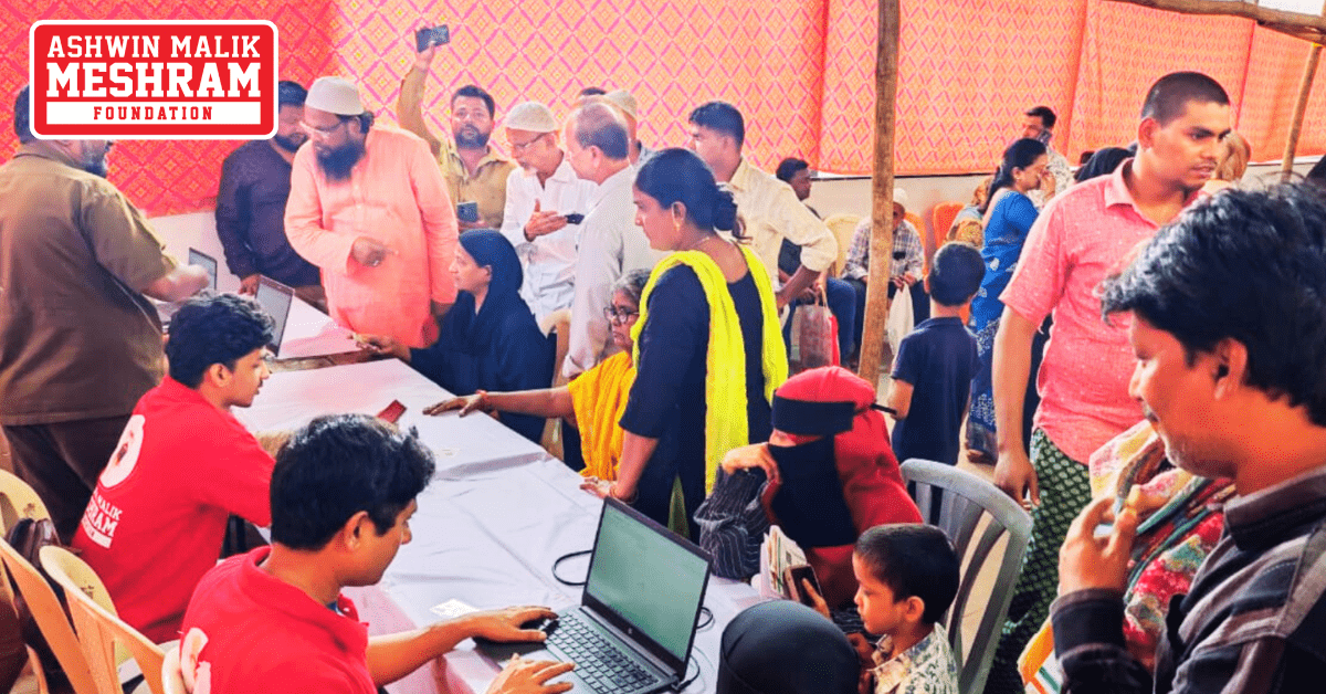 350+ beneficiaries availed the benefits of the camps conducted by Meshram Foundation.