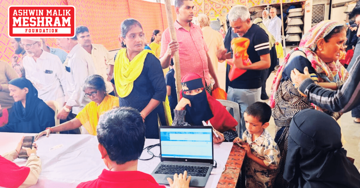 350+ beneficiaries availed the benefits of the camps conducted by Meshram Foundation.