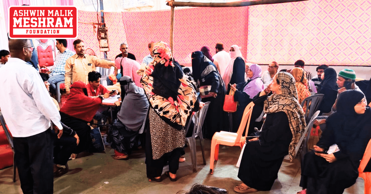 350+ beneficiaries availed the benefits of the camps conducted by Meshram Foundation.