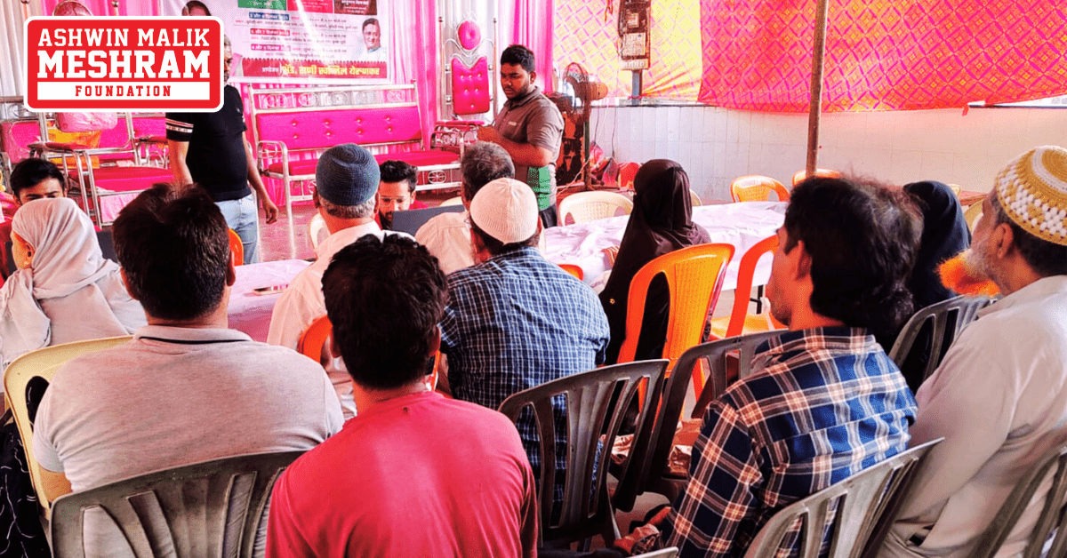 400+ beneficiaries availed the benefits of the camps conducted by Meshram Foundation.