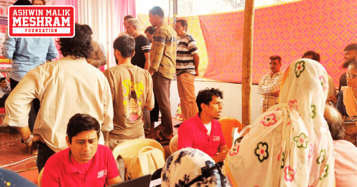 400+ beneficiaries availed the benefits of the camps conducted by Meshram Foundation.